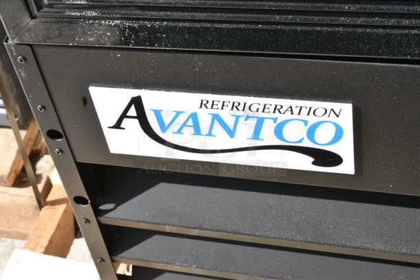 BRAND NEW SCRATCH AND DENT! 2023 Avantco Metal Commercial Single Door Reach In Cooler Merchandiser w/ Poly Coated Racks. 115 Volts, 1 Phase. Tested and Working! - Image 2 of 7