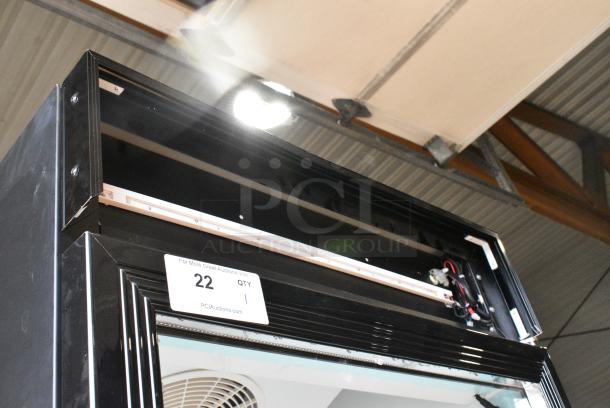 BRAND NEW SCRATCH AND DENT! 2023 Avantco Metal Commercial Single Door Reach In Cooler Merchandiser w/ Poly Coated Racks. 115 Volts, 1 Phase. Tested and Working! - Image 4 of 7