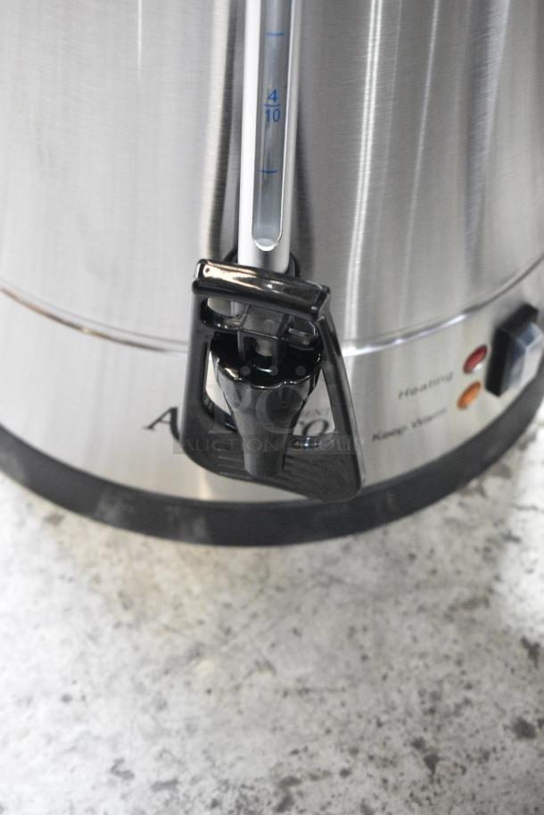 BRAND NEW SCRATCH AND DENT! Avantco 177CU100ETL 100 Cup (500 oz.) Double Wall Stainless Steel Coffee Urn / Coffee Percolator. 120 Volts, 1 Phase. - Image 4 of 7