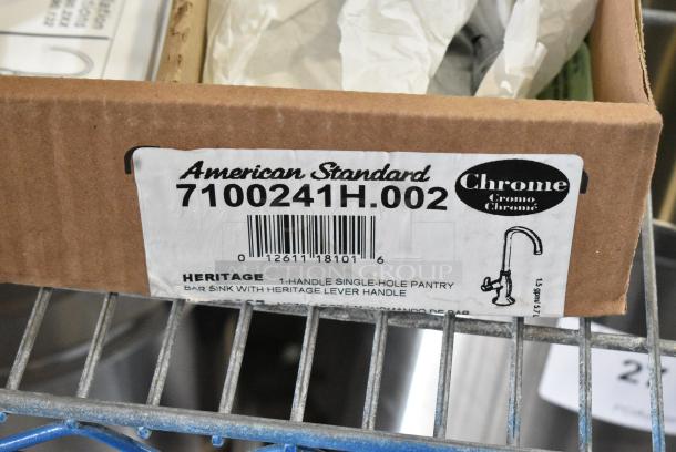 BRAND NEW SCRATCH AND DENT! American Standard 7100241H.002 Heritage 1.5 GPM Deck-Mount Single Handle Pantry Faucet with Gooseneck Spout - Image 6 of 6
