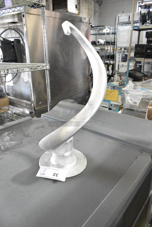 BRAND NEW SCRATCH AND DENT! 60ED Metal Commercial 60 Quart Dough Hook Attachment for Hobart Mixer. - Image 1 of 6