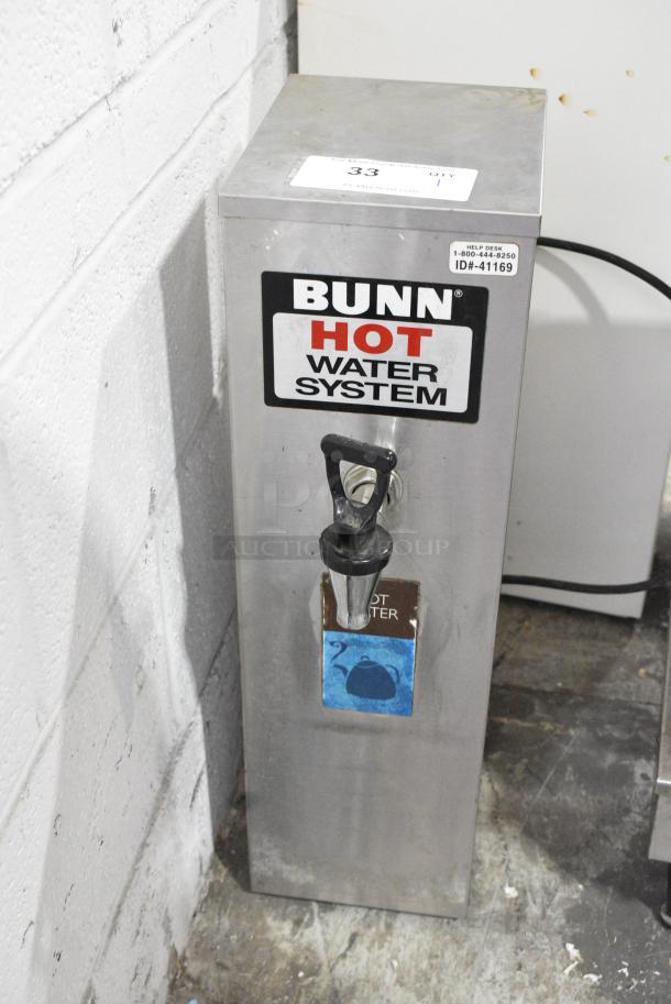 Bunn HW2 Stainless Steel Commercial Countertop Hot Water Dispenser. 120 Volts, 1 Phase. - Image 1 of 6