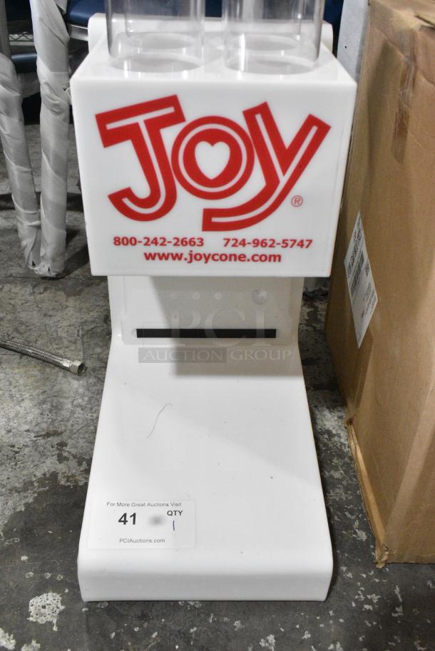 Poly Countertop 2 Tube Ice Cream Cone Dispenser. - Image 3 of 5