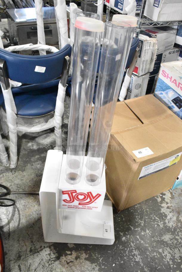 Poly Countertop 2 Tube Ice Cream Cone Dispenser. - Image 5 of 5