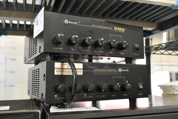 2 LG Muzak MUDMA2030 Digital Music Amplifier 2 Times Your Bid! - Image 1 of 8