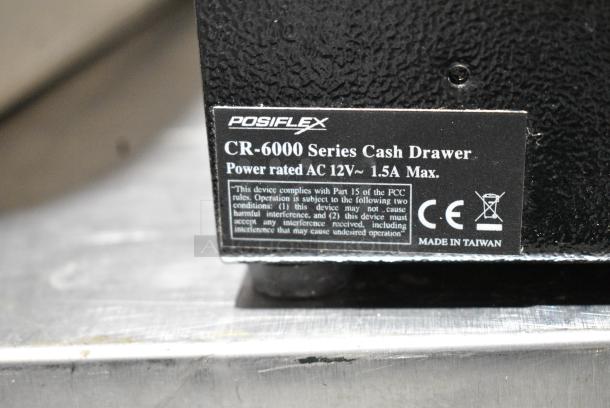 2 Posiflex CR-6000 Metal Cash Drawer. 2 Times Your Bid! - Image 7 of 7