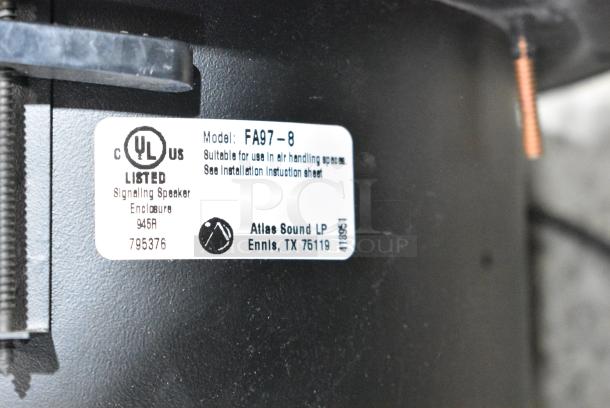 3 AtlasIED FA97-8 Recessed Enclosure with Dog Legs for 8" Strategy Series. 3 Times Your Bid! - Image 5 of 5