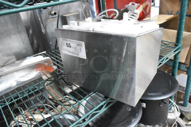 Grindmaster Cecilware Stainless Steel Countertop 2 Well Topping Rail - Image 2 of 7
