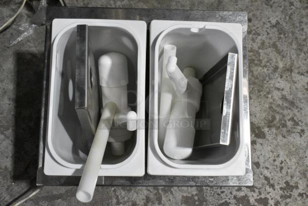 Grindmaster Cecilware Stainless Steel Countertop 2 Well Topping Rail - Image 5 of 7