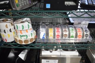 Label Dispenser w/ Various Label Rolls