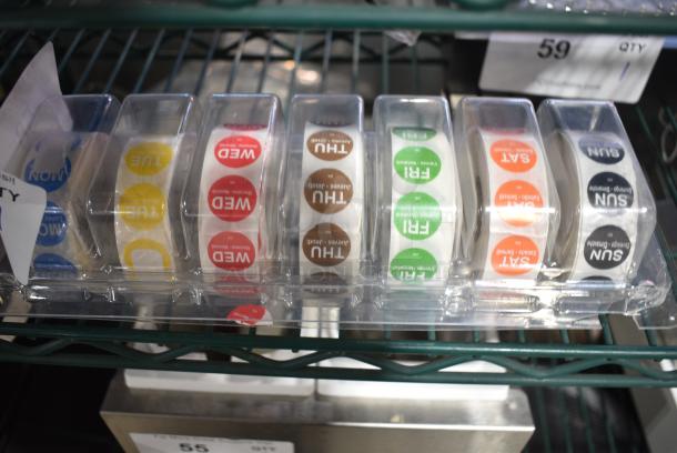 Label Dispenser w/ Various Label Rolls - Image 2 of 4
