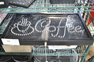 Light Up Coffee Sign.