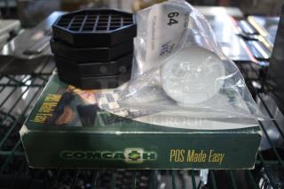 6 Various Items Including Comcast POS Info, Coffeepure Tabs, Black Poly Grids. 6 Times Your Bid!