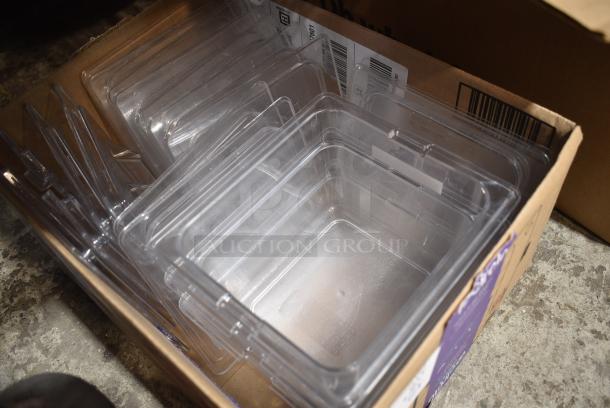 ALL ONE MONEY! Tier Lot of Various Items Including 14 Clear Poly Dry Goods Dispenser, Poly Condiment Bottles and Poly Drop In Bins - Image 3 of 12