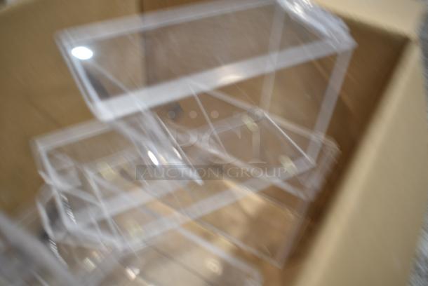 ALL ONE MONEY! Tier Lot of Various Items Including 14 Clear Poly Dry Goods Dispenser, Poly Condiment Bottles and Poly Drop In Bins - Image 9 of 12