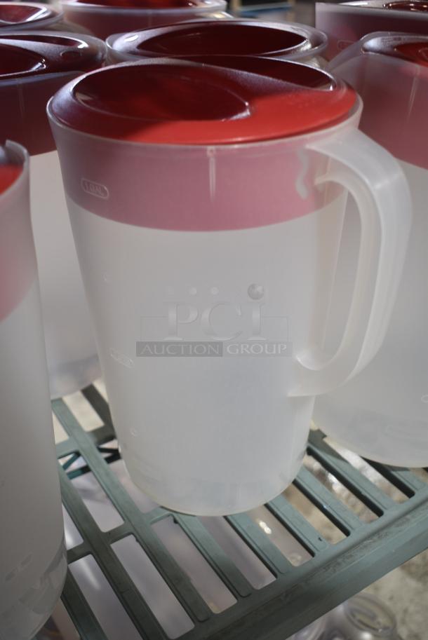 11 Clear Poly Pitchers. 11 Times Your Bid! - Image 2 of 4