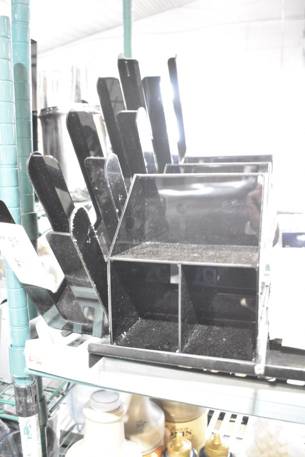 ALL ONE MONEY! Tier Lot of Various Items Including Multi Compartment Bins, Poly Bins and Tongs - Image 2 of 7