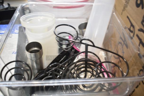 ALL ONE MONEY! Tier Lot of Various Items Including Multi Compartment Bins, Poly Bins and Tongs - Image 4 of 7