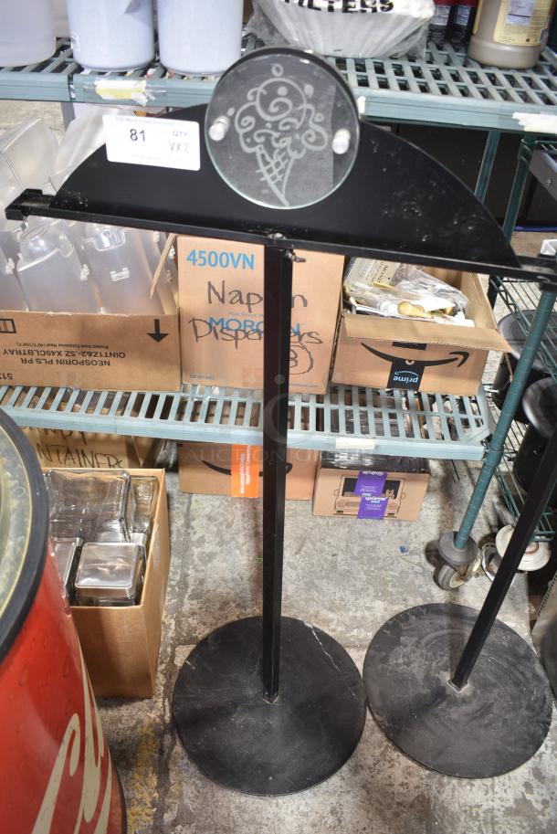 2 Metal Stands. Includes 24.5x16x67. 2 Times Your Bid! - Image 2 of 5