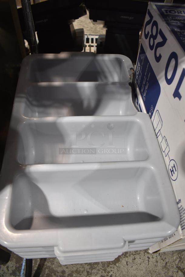 ALL ONE MONEY! Lot of 8 Poly Silverware Bins - Image 4 of 4