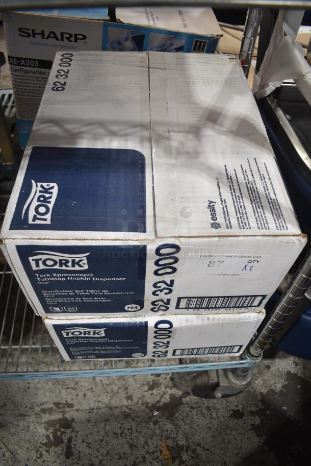 2 BRAND NEW! Boxes of 4 Tork 62 32 000 Napkin Dispenser. 2 Times Your Bid! - Image 1 of 7