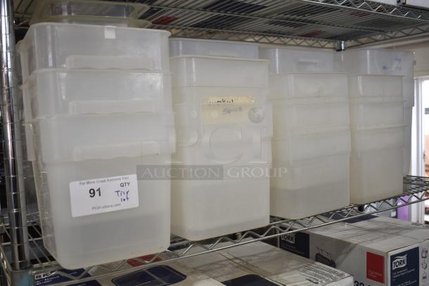 ALL ONE MONEY! Tier Lot of Poly Bins - Image 1 of 5