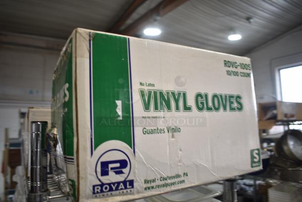 BRAND NEW! Box of Small Royal Vinyl Gloves - Image 2 of 3