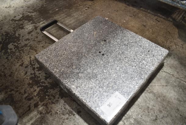 Stone Panel w/ Handle. - Image 2 of 5