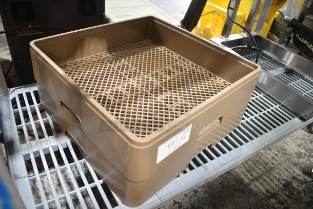 2 Brown Poly Dish Caddy. 2 Times Your Bid! - Image 2 of 4
