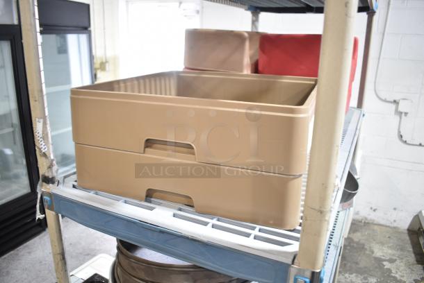 2 Brown Poly Dish Caddy. 2 Times Your Bid! - Image 2 of 4