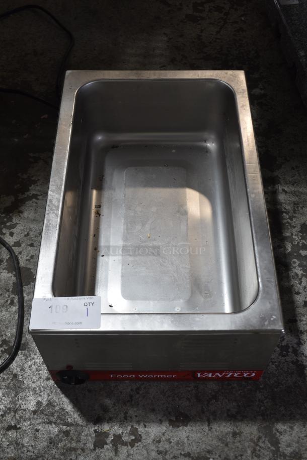 Avantco 177W50 Stainless Steel Commercial Countertop Food Warmer. 120 Volts, 1 Phase. Tested and Powers On But Does Not Get Hot - Image 1 of 7