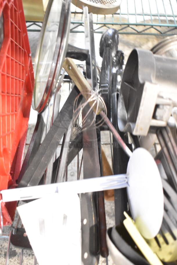 ALL ONE MONEY! Tier Lot of Various Items Including Stainless STeel Bins, Metal Pitchers, Brew Baskets. - Image 3 of 5