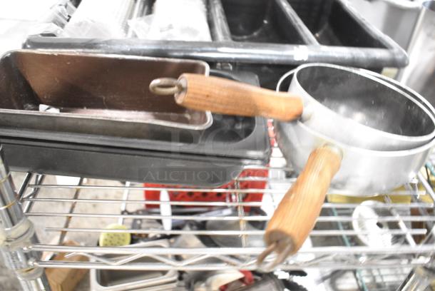 ALL ONE MONEY! Tier Lot of Various Items Including Bar Topping Rails and Bins - Image 3 of 3