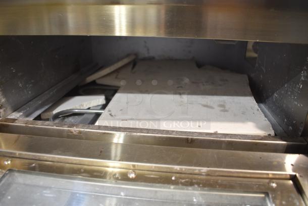 2024 Crosson CPO-320 Stainless Steel Countertop Electric Powered 2 Deck Pizza Oven w/ Broken Stones. 120 Volts, 1 Phase. Tested and Working! - Image 5 of 8