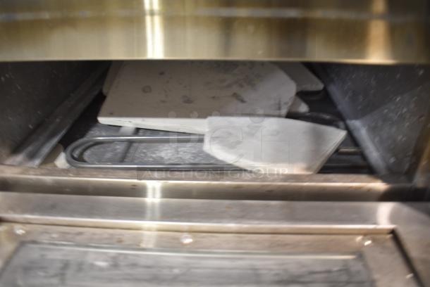 2024 Crosson CPO-320 Stainless Steel Countertop Electric Powered 2 Deck Pizza Oven w/ Broken Stones. 120 Volts, 1 Phase. Tested and Working! - Image 6 of 8
