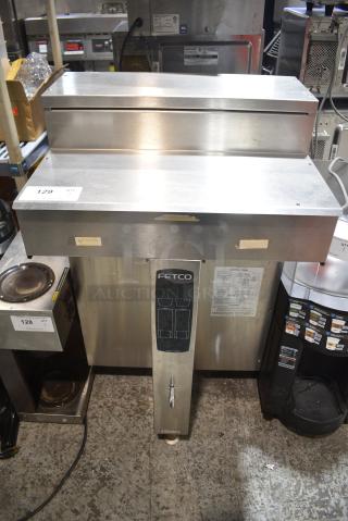 Fetco CBS-2052 Stainless Steel Commercial Countertop Coffee Machine. 120/208-240 Volts, 1 Phase.