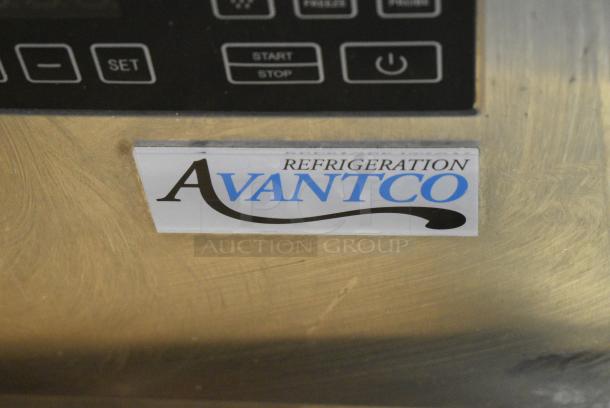 BRAND NEW SCRATCH AND DENT! Avantco 449SF10 Stainless Steel Commercial  31" Reach-In Blast Chiller / Freezer 88 lb. / 77 lb. 110-120 Volts, 1 Phase. Tested and Does Not Power On - Image 3 of 7