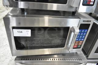 2024 Solwave 180MW112T Stainless Steel Commercial Countertop Microwave Oven. 120 Volts, 1 Phase.