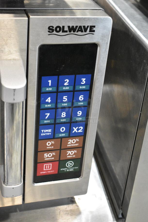 2024 Solwave 180MW112T Stainless Steel Commercial Countertop Microwave Oven. 120 Volts, 1 Phase. - Image 3 of 6