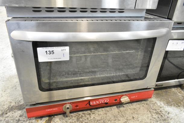 Avantco 177CO16 Stainless Steel Commercial Countertop Electric Powered Convection Oven. 120 Volts, 1 Phase. Tested and Does Not Power On - Image 1 of 6