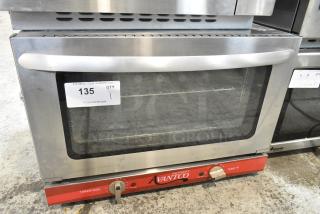Avantco 177CO16 Stainless Steel Commercial Countertop Electric Powered Convection Oven. 120 Volts, 1 Phase. Tested and Does Not Power On