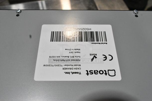 BRAND NEW SCRATCH AND DENT! Toast Black Metal Cash Drawer. - Image 5 of 5