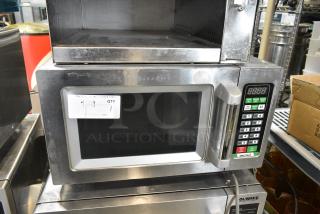 Spectrum Stainless Steel Commercial Countertop Microwave Oven.