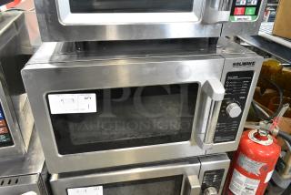 2023 Solwave 180MW112D Stainless Steel Commercial Countertop Microwave Oven. 120 Volts, 1 Phase.