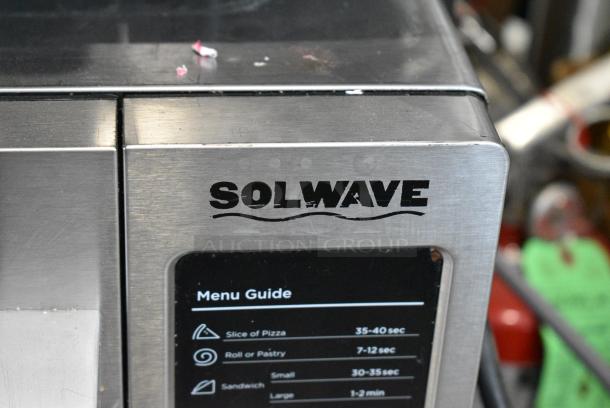 2023 Solwave 180MW112D Stainless Steel Commercial Countertop Microwave Oven. 120 Volts, 1 Phase. - Image 2 of 6