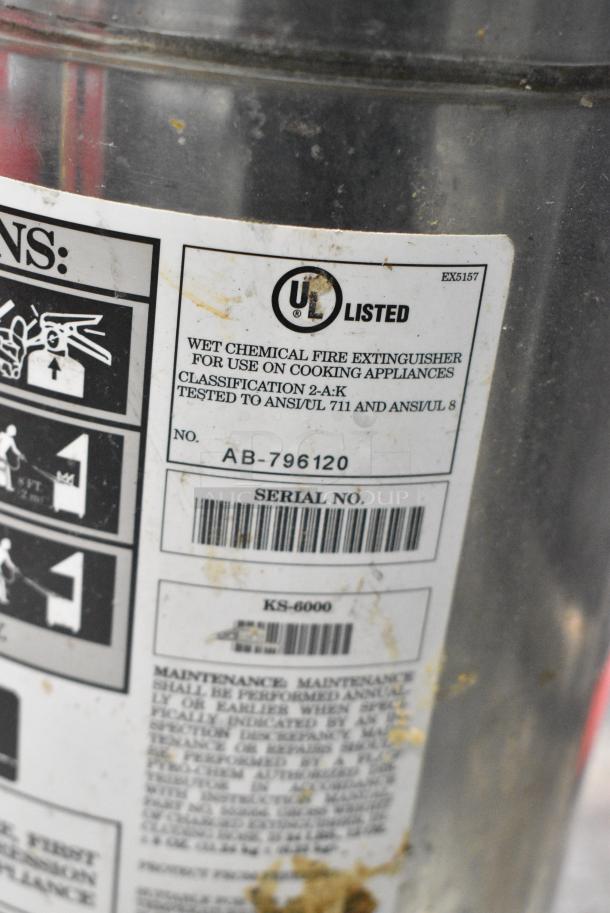 3 Fire Extinguishers. 3 Times Your Bid! BUYER MUST DISMANTLE. PCI CANNOT DISMANTLE FOR SHIPPING. PLEASE CONSIDER FREIGHT CHARGES. - Image 7 of 7