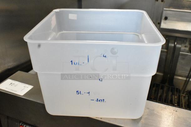 ALL ONE MONEY! Lot of 8 Poly Containers. - Image 2 of 4