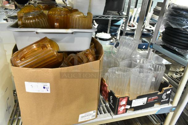 ALL ONE MONEY! Lot of Various Poly Pitchers. - Image 1 of 9