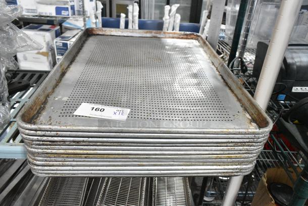 12 Metal Full Size Baking Pans. 12 Times Your Bid! - Image 1 of 4