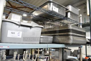 ALL ONE MONEY! Tier Lot Including Metal Baking Pans and Poly Drop In Bins